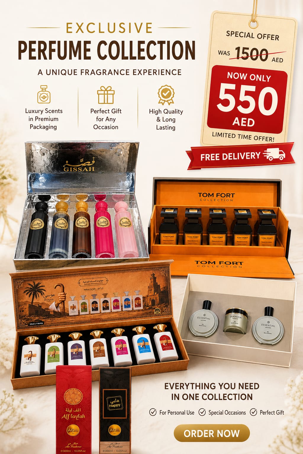 Luxury Perfume Gift Collection – 550 AED